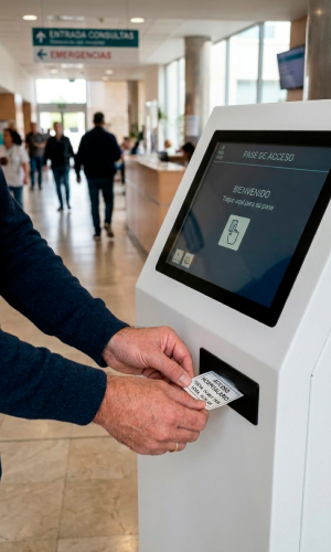 Kiosco de control de acceso
