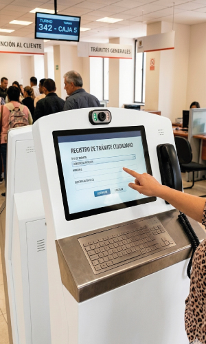 Kiosco de videoconferencia