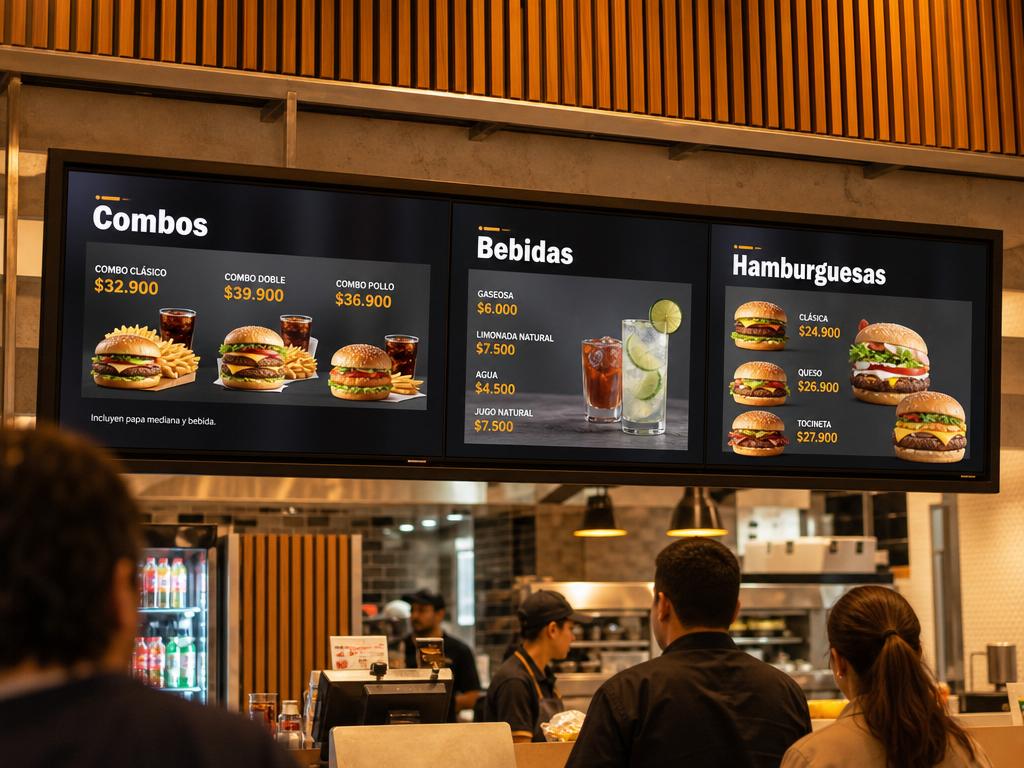 Menú digital y llamado de pedidos